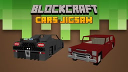 Blockcraft Cars Jigsaw Logo