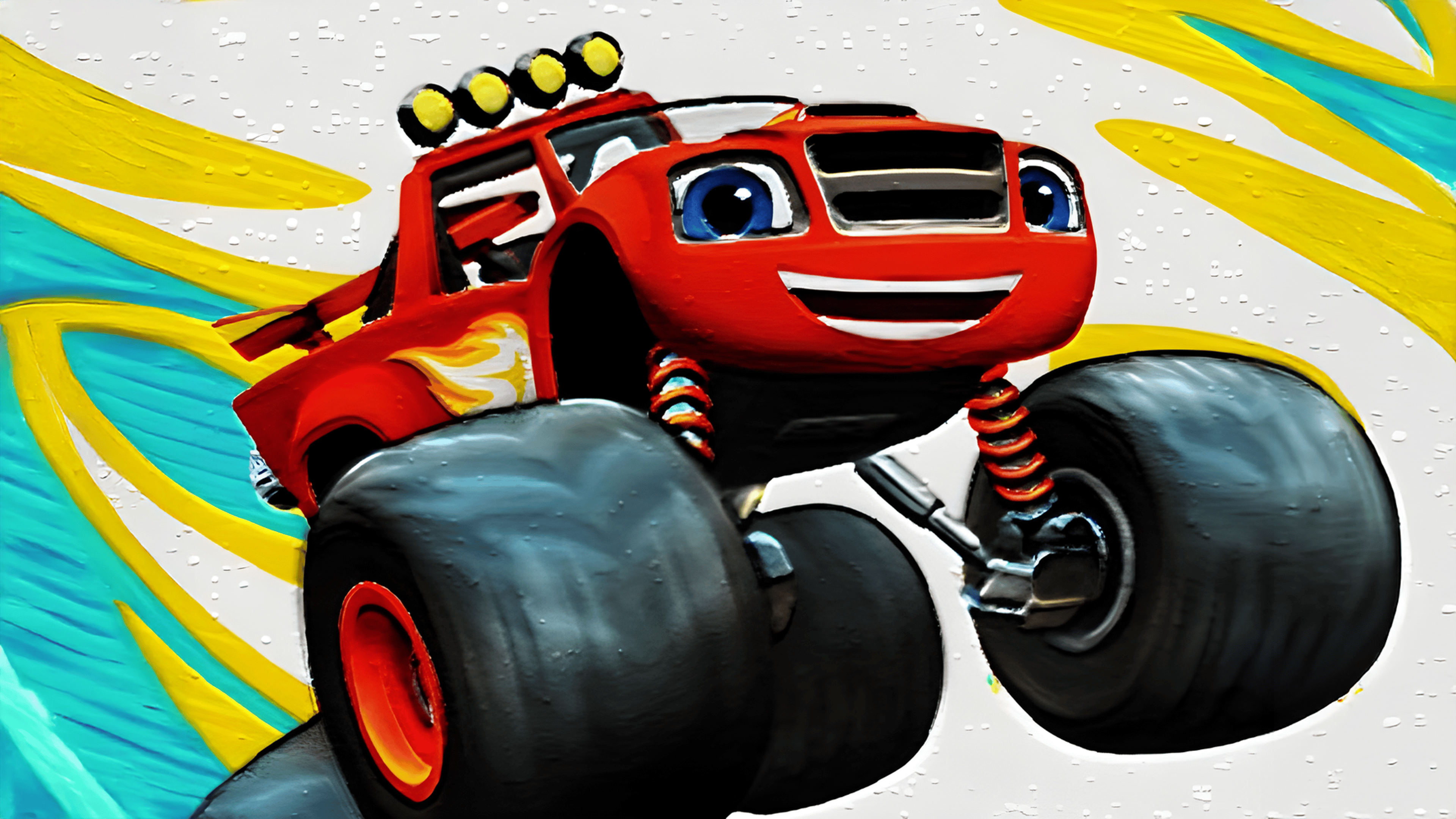 Monster Trucks Hidden Wheels Logo