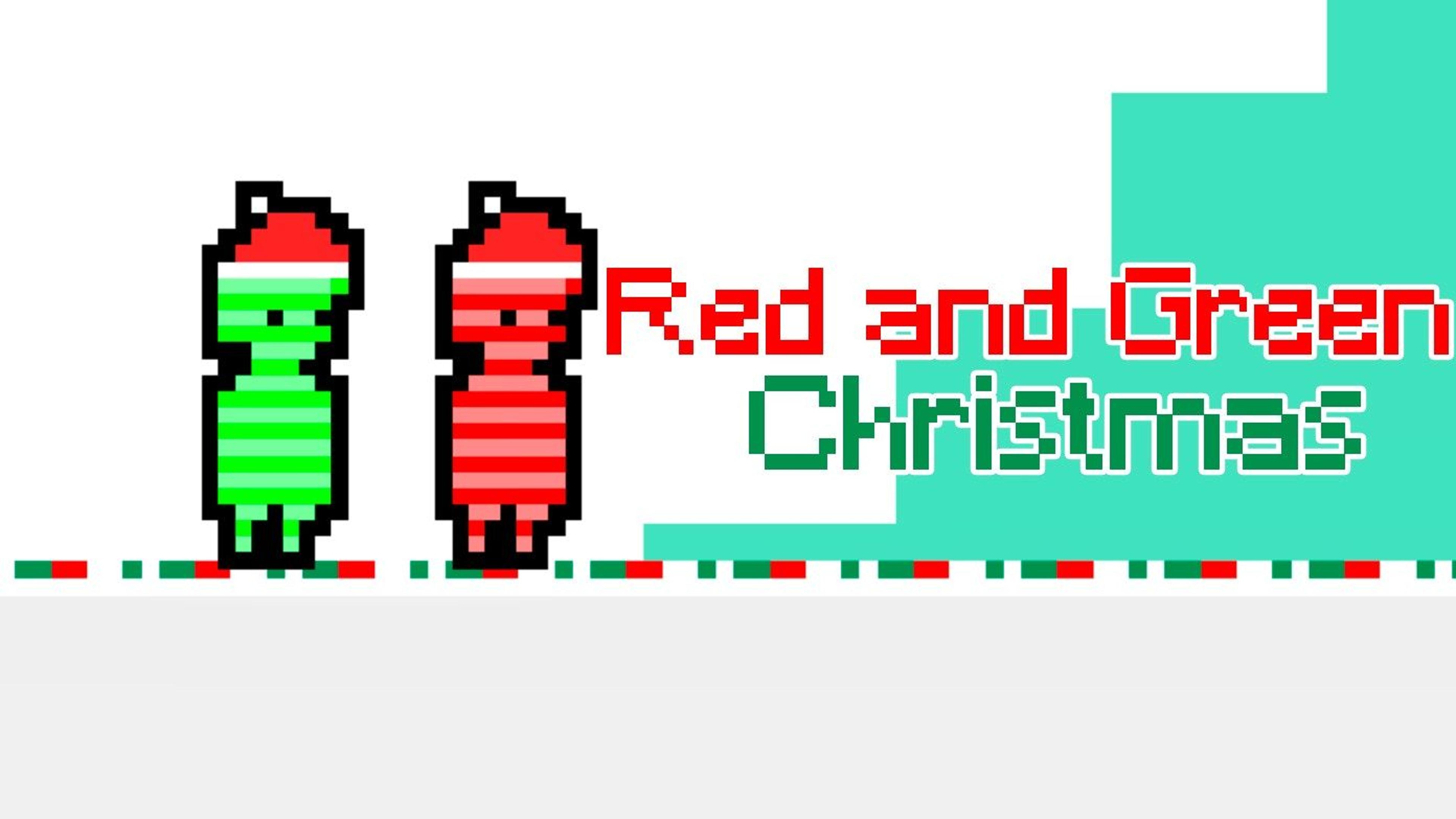 Red and Green Christmas Logo