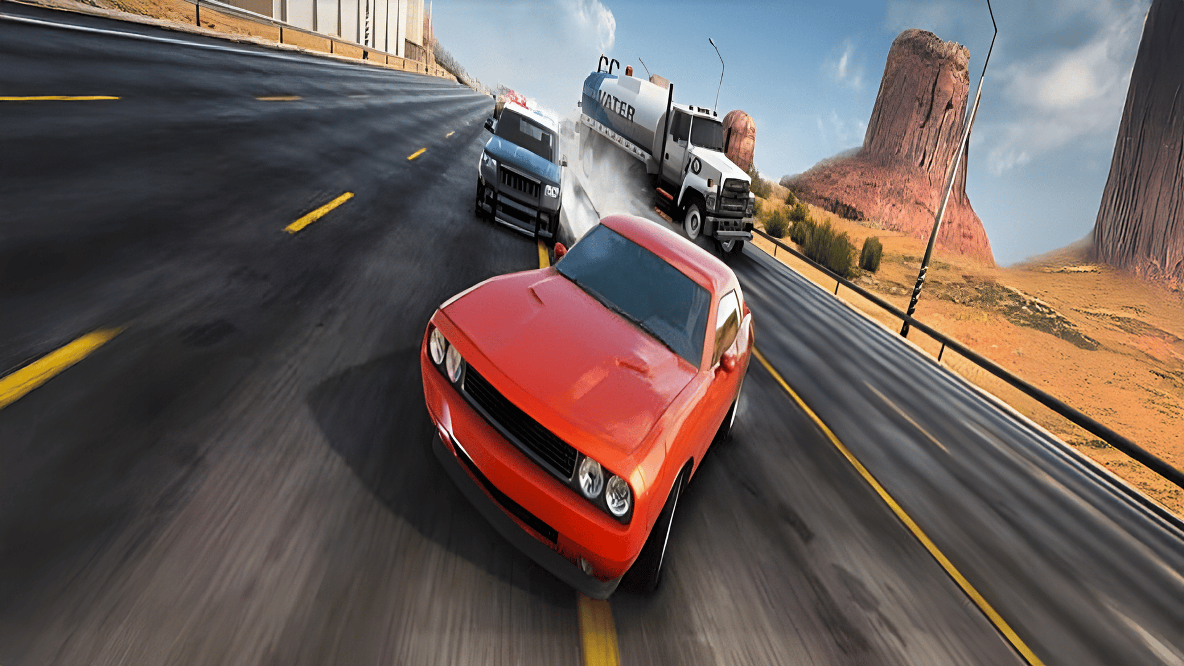 Crazy Traffic Car Racing Game Logo