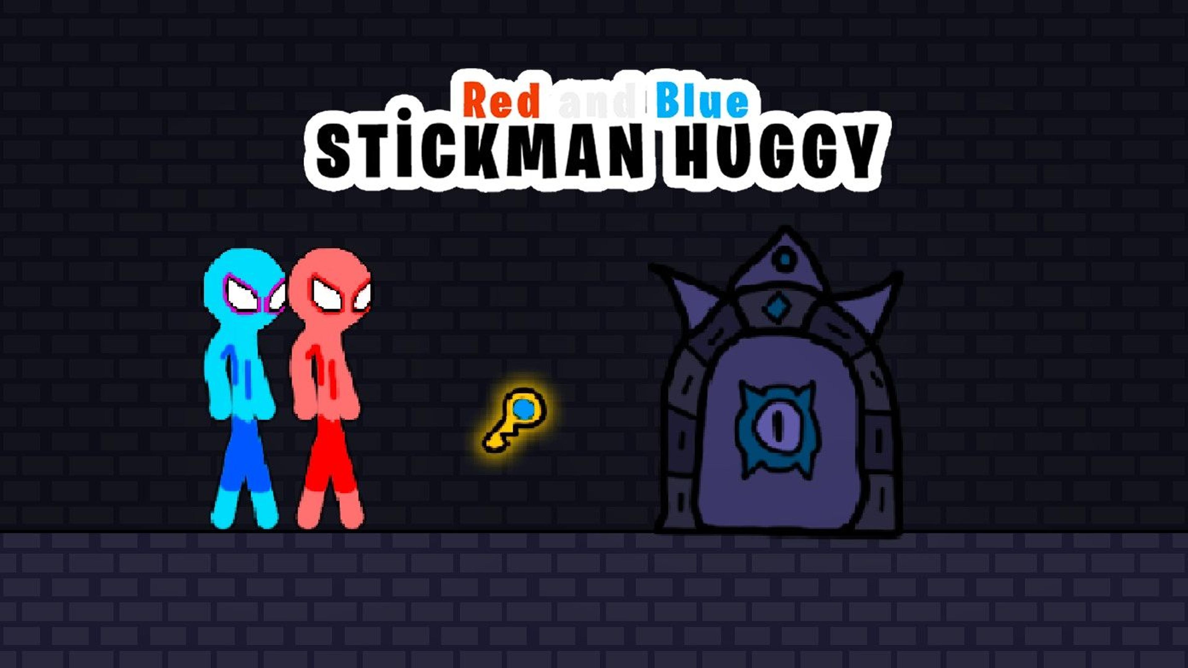Red and Blue Stickman Rope Logo