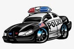 Police Cars Memory Logo