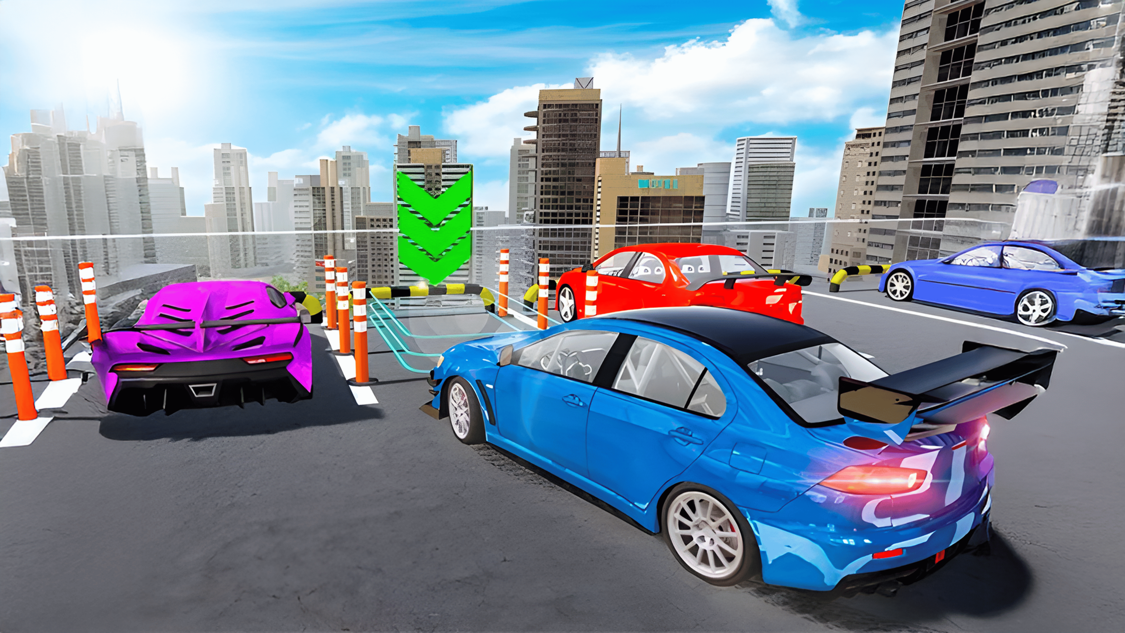 Multi Storey Modern Car Parking 2019 Logo