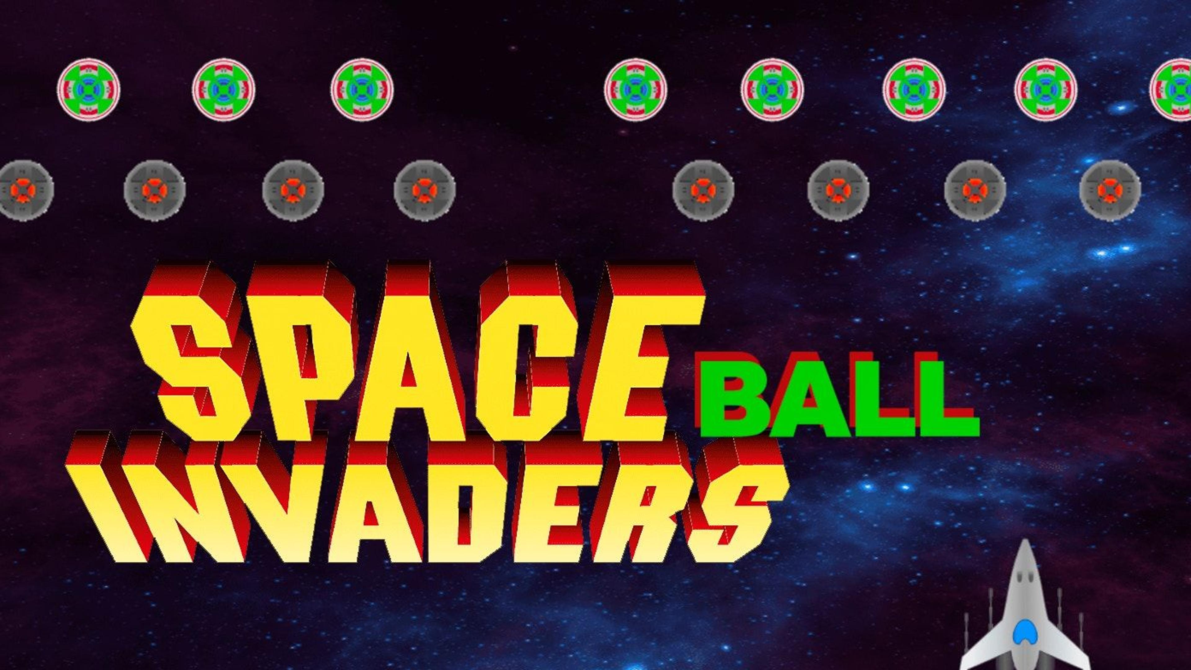 Space Ball Invaders Logo