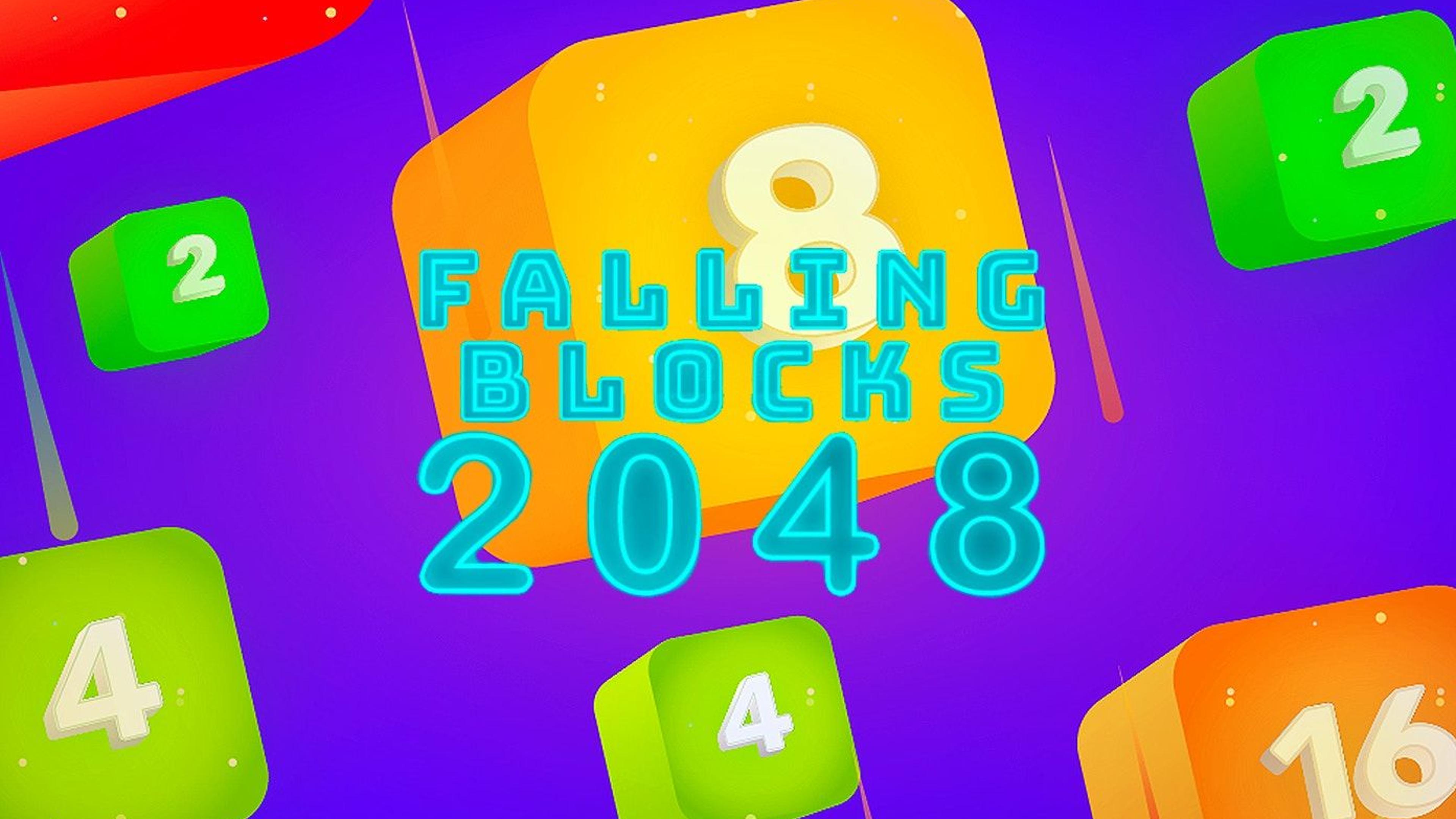 Falling Blocks 2048 - 2D Logo