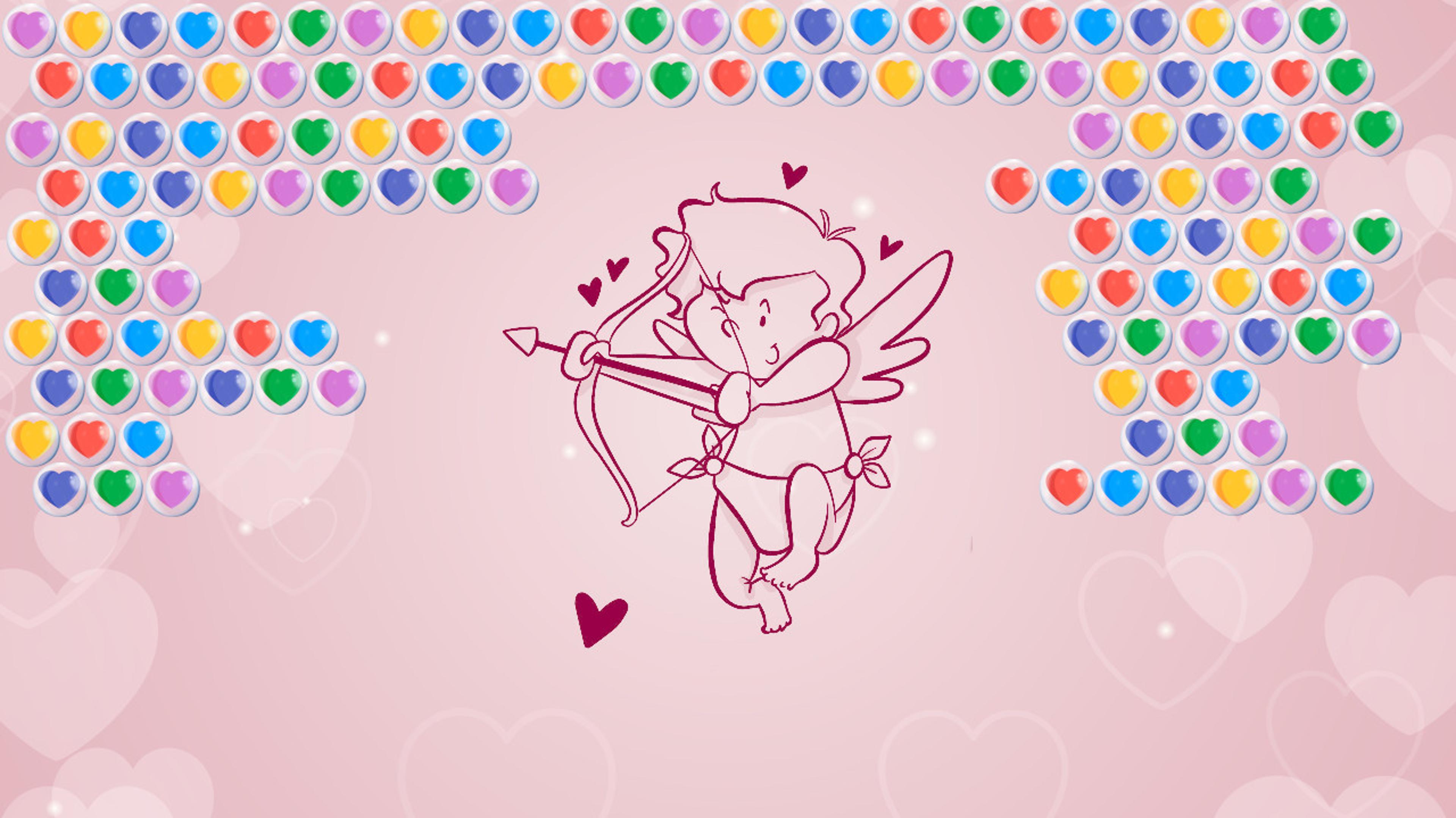 Bubble Shooter Valentine Logo
