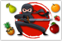 Fruit Slicing Logo