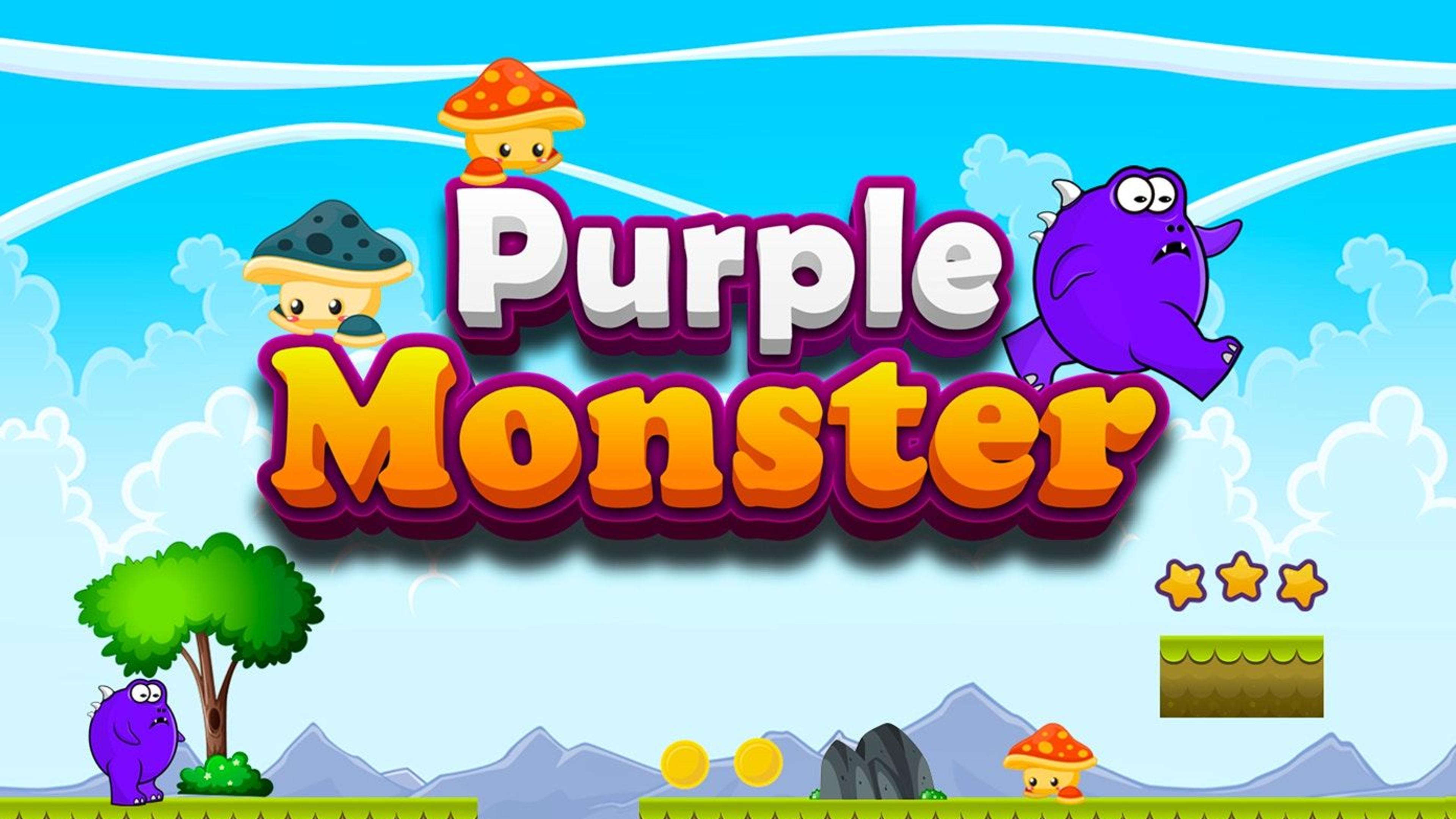 Purple Monster Adventure Logo