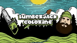 Lumberjack Coloring Logo