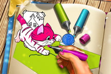Pets Coloring Book Logo