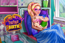 Super Doll Twins Birth Logo