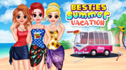 Besties Summer Vacation Logo