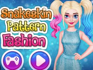 Snakeskin Pattern Fashion Logo