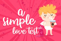 a Simple Love Test Logo