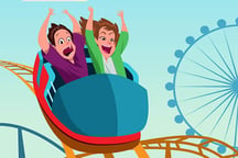 Roller Coaster Fun Hidden Logo