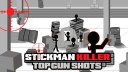 Stickman Killer Top Gun Shots Logo