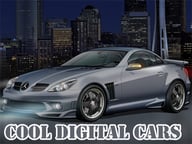 Cool Digital Cars Slide Logo