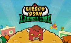 Burrito Bison: Launcha Libre Logo