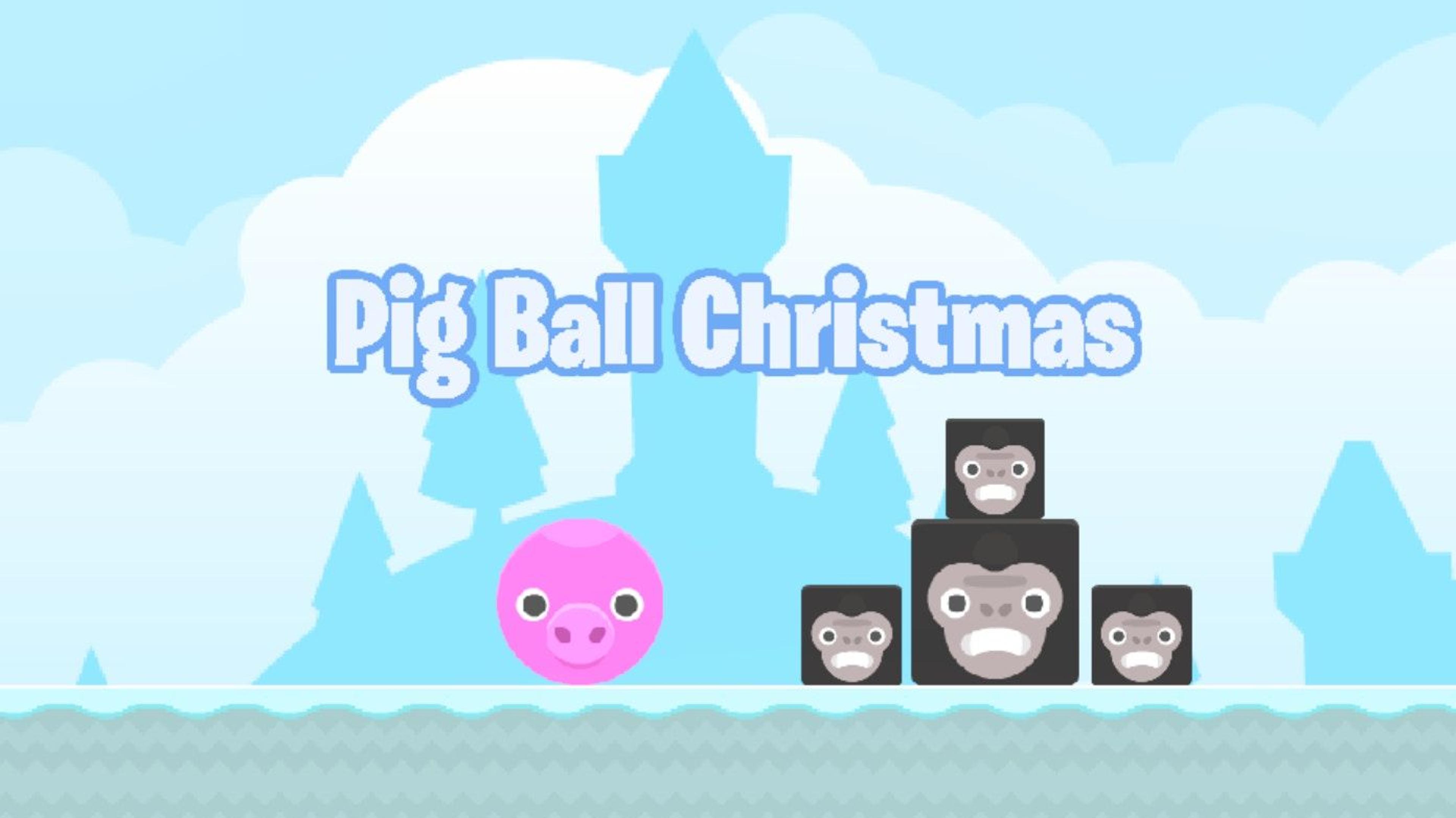 Pig Ball Christmas Logo