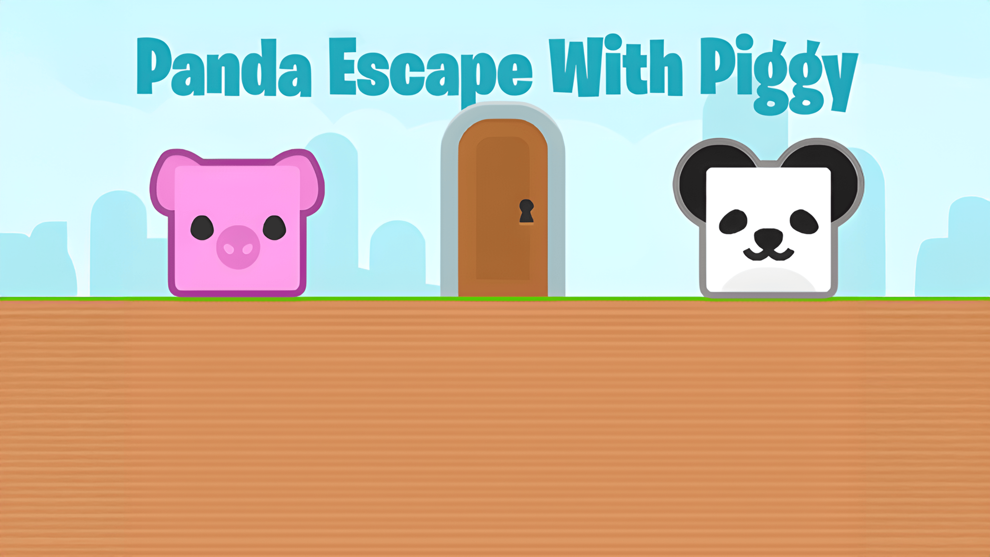 Panda Escape With Piggy Logo