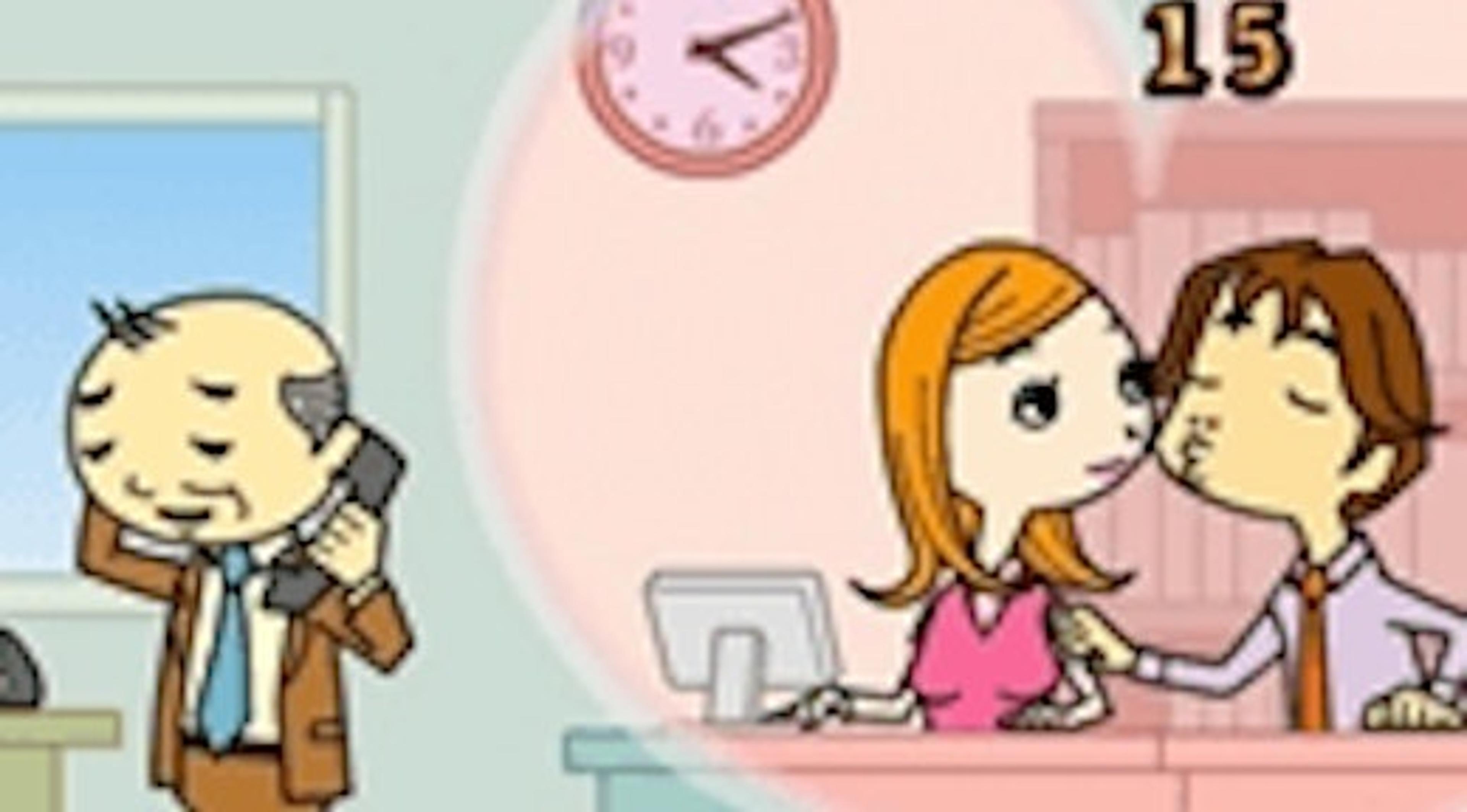 Office Kissing (Japanese) Logo