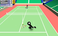 Stickman Tennis 3D Logo