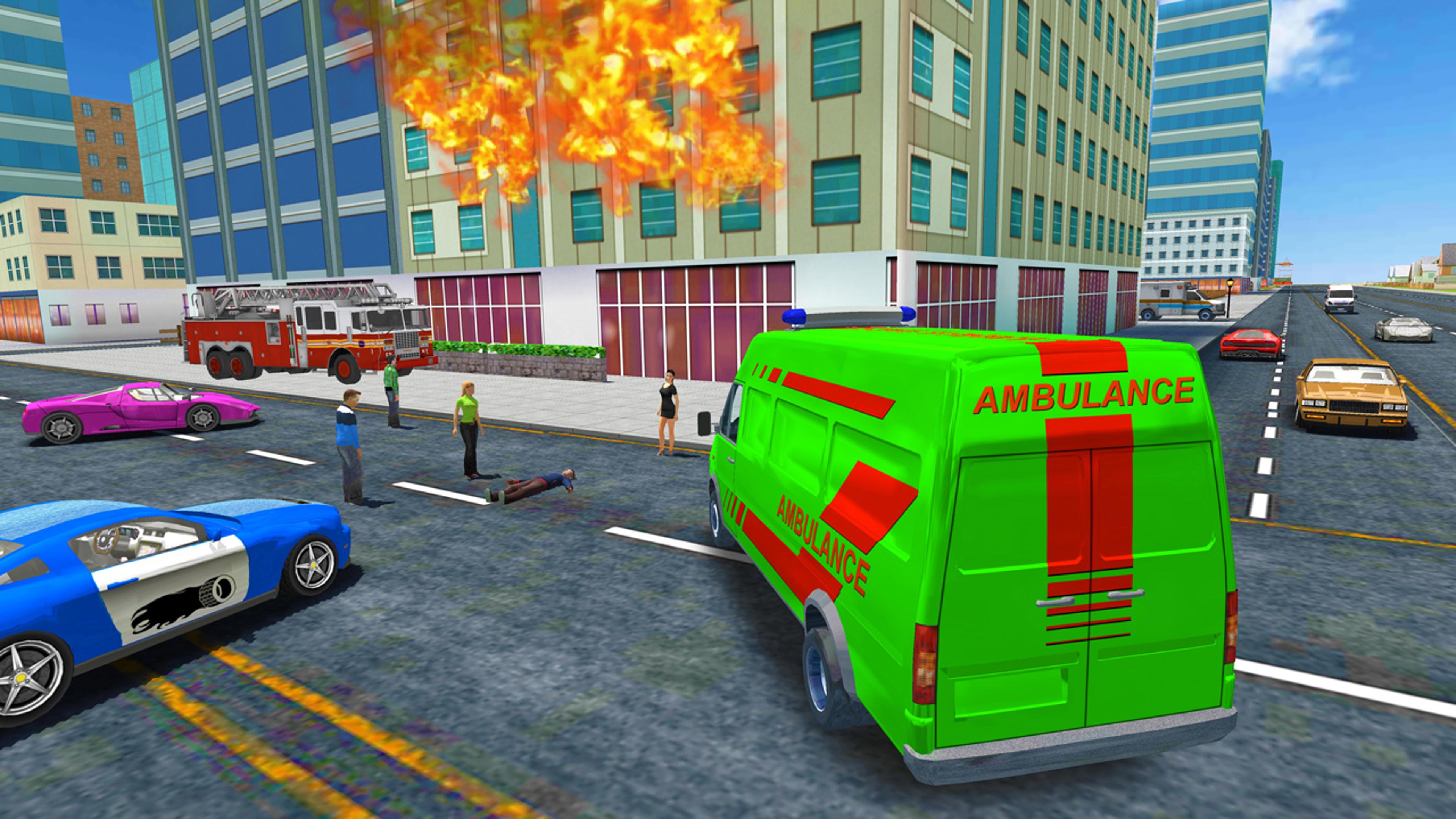 Ambulance Simulators: Rescue Mission Logo