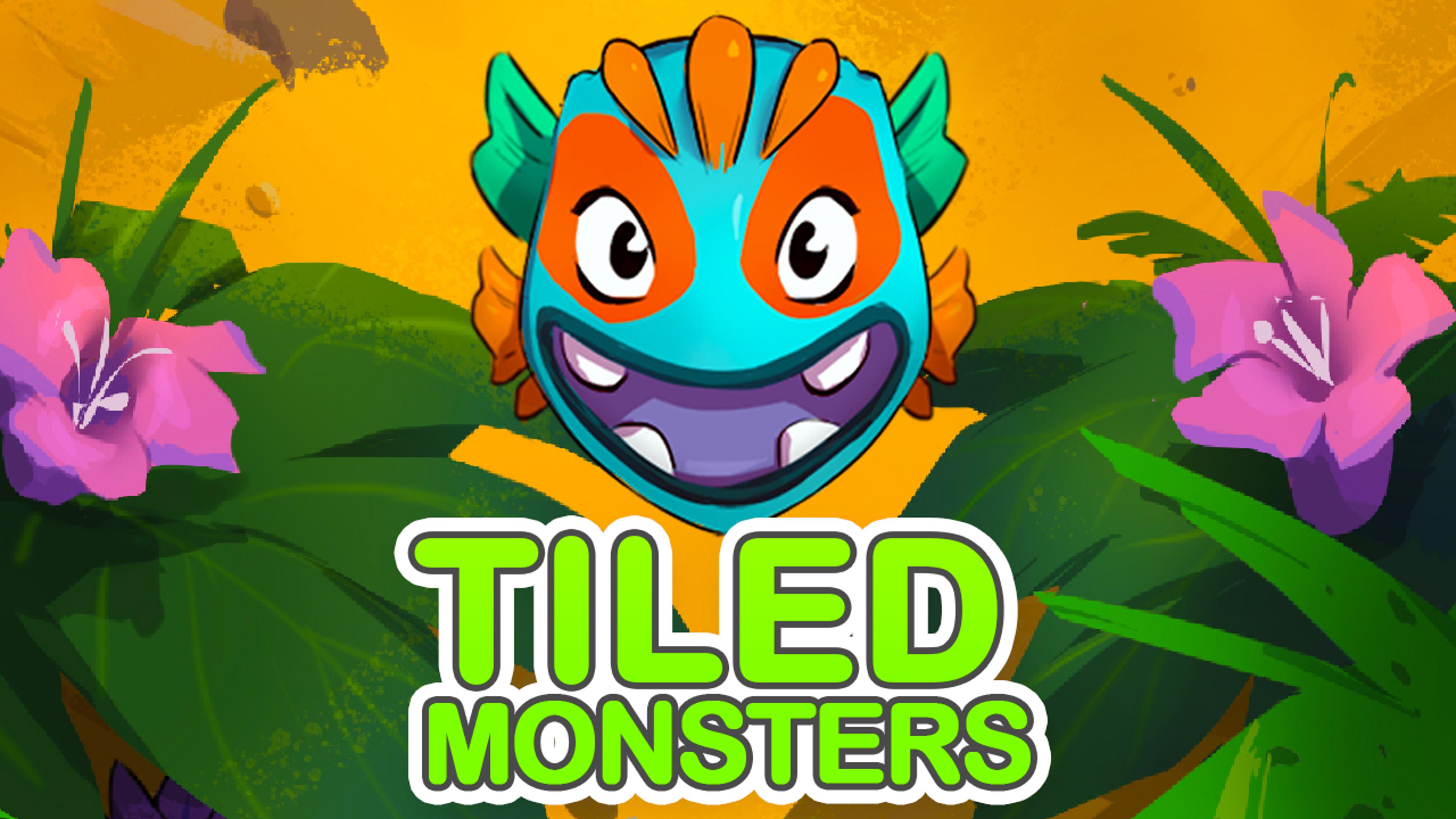 Tailed Monsters — Puzzle Logo