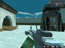 Blocky Shooting Arena 3D Pixel Combat Logo