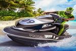 Jet Ski Racing Games: Water Boat mania Logo