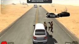 Zombie Dead Highway Car Race Game Logo