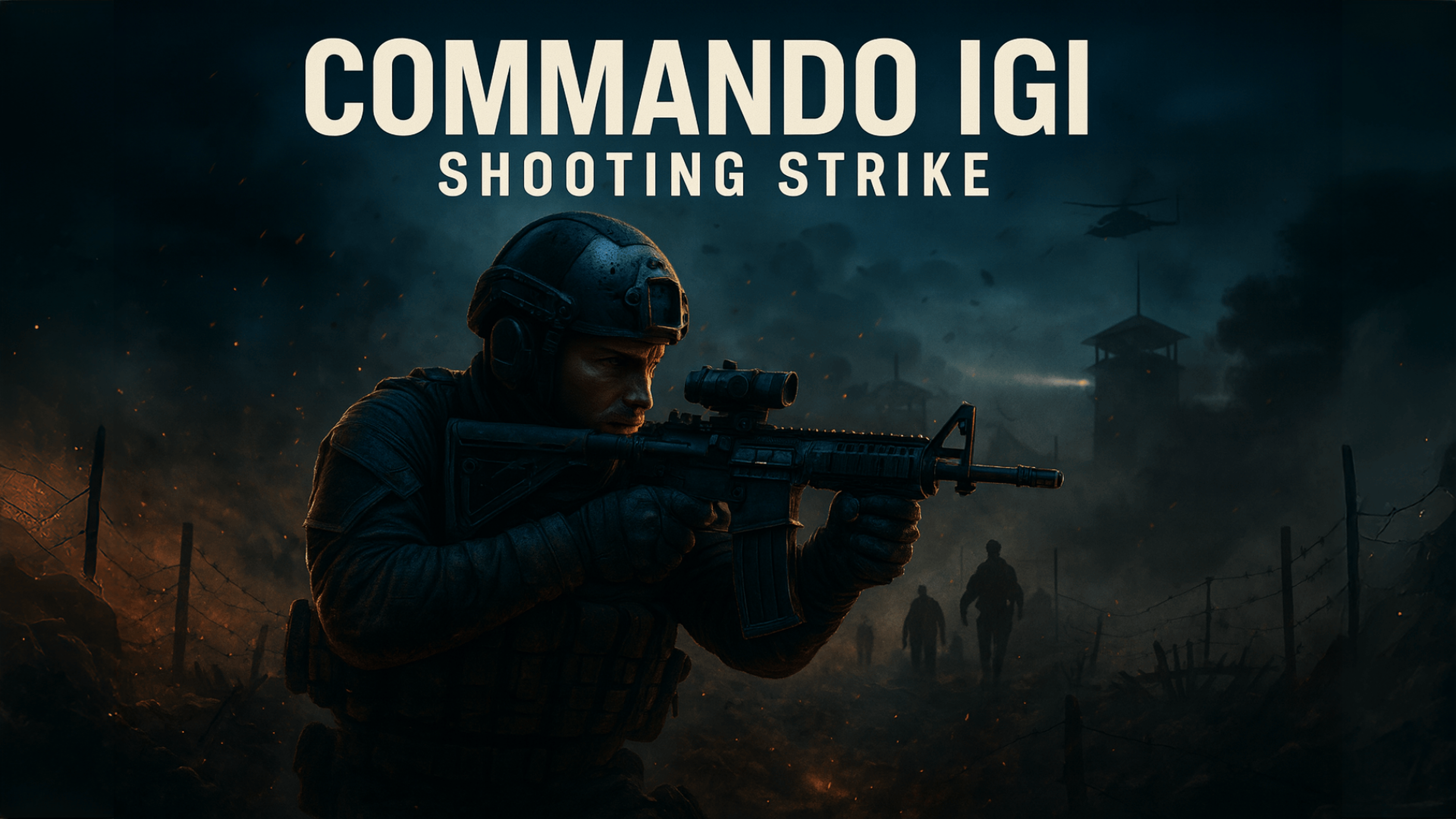  Commando IGI Shooting Strike Logo