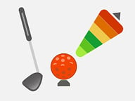 Micro Golf Ball 2 Logo