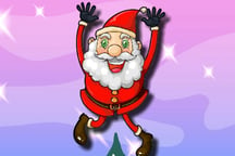 Santa Claus Jumping Adventure Logo