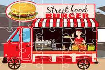 Burger Trucks Jigsaw Logo
