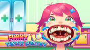 Funny Throat Surgery Logo