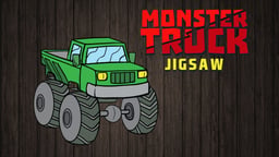 Monster Truck Jigsaw Logo