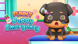 Funny Puppy Emergency Logo