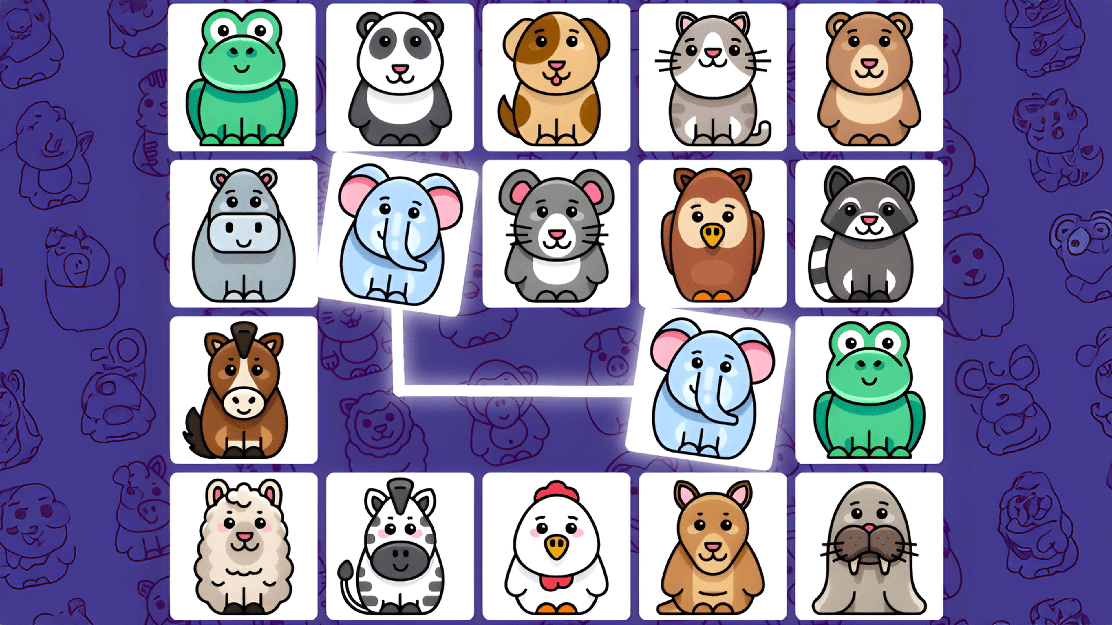 Kris Mahjong Animals Logo