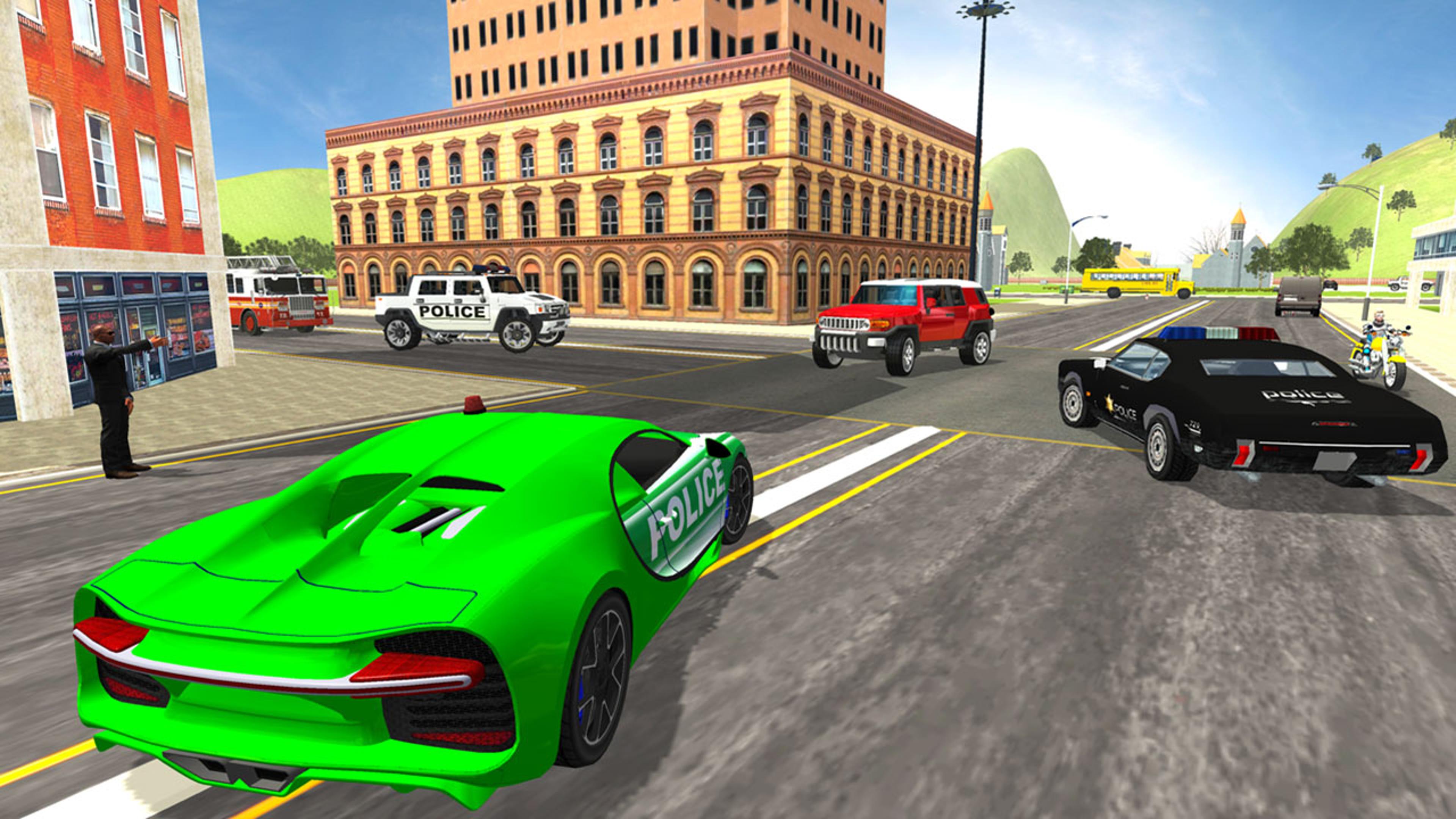 Police Chase Real Cop Driver Logo