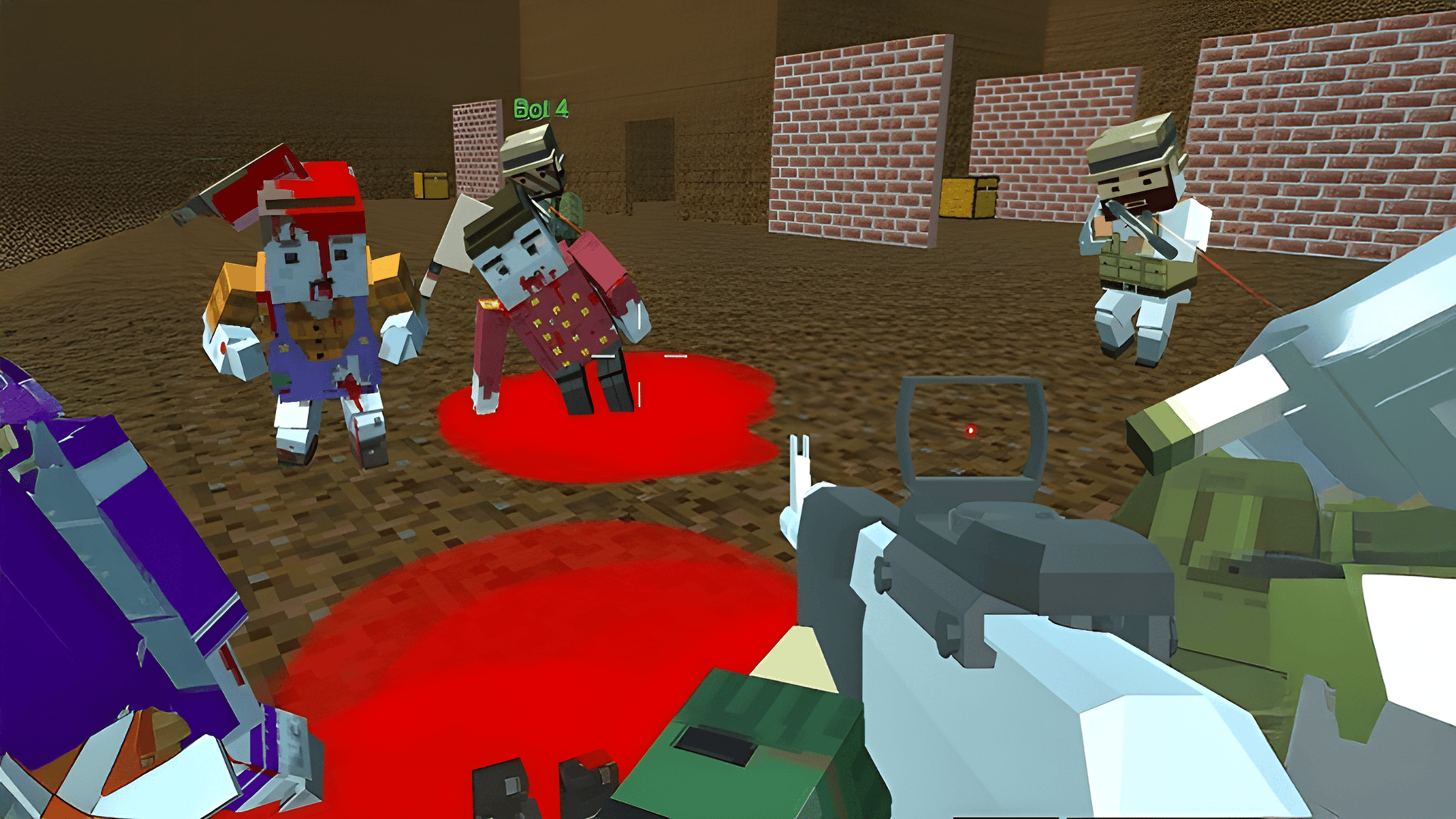 Blocky Warfare the Aweper Zombie Logo