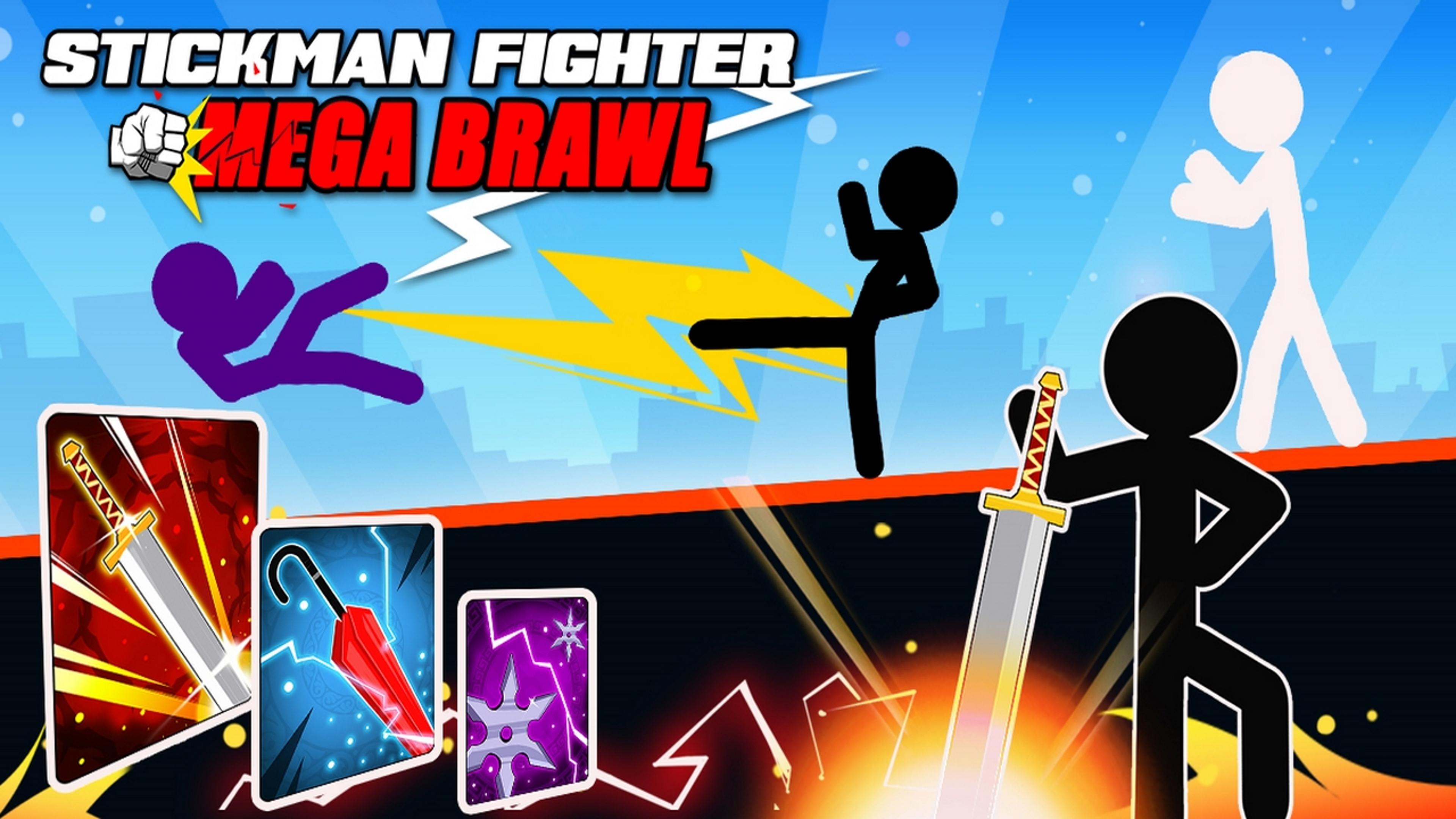 Stickman Fighter : Mega Brawl Logo