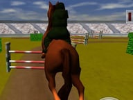 Jumping Horse 3D Logo