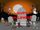 Happy Halloween Slide Logo