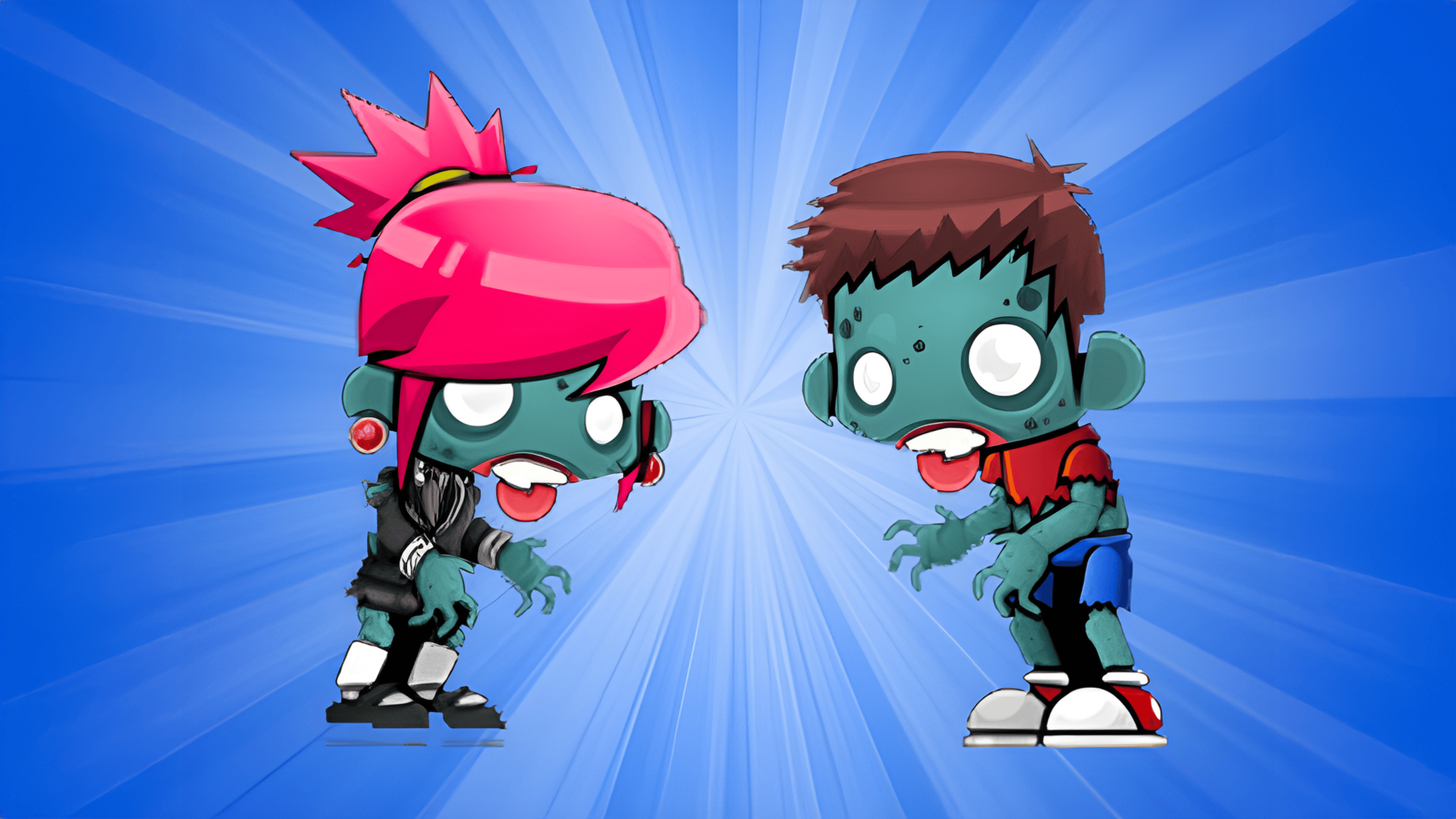 Angry Flying Zombie Logo