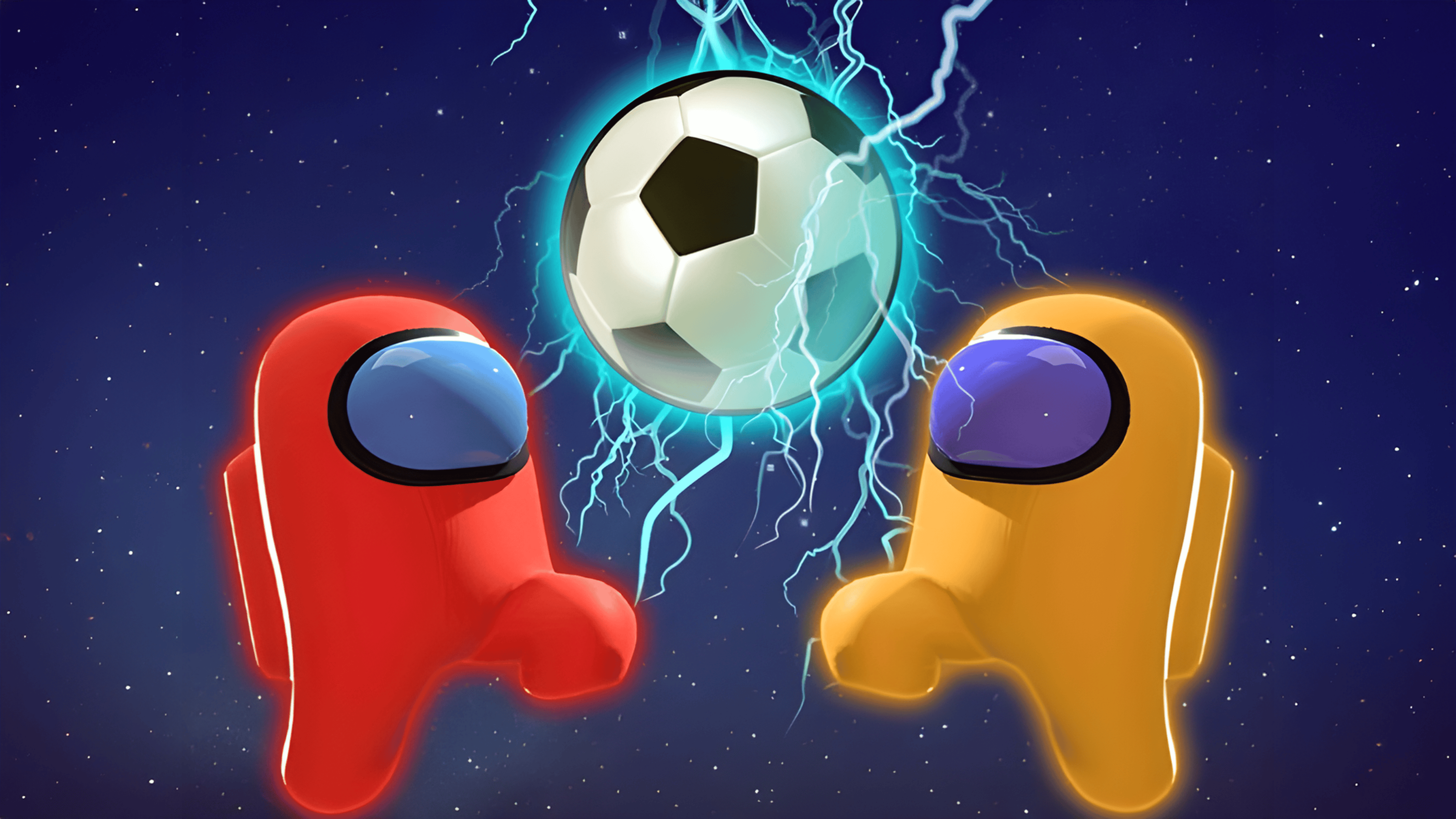 2 Player Imposter Soccer Logo