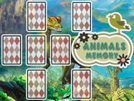 Animals Cards Memory Logo