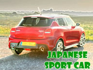 Japanese Sport Car Puzzle Logo