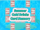 Summer Cold Drinks Card Memory Logo