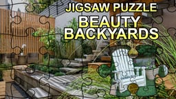 Jigsaw Puzzle Beauty Backyards Logo